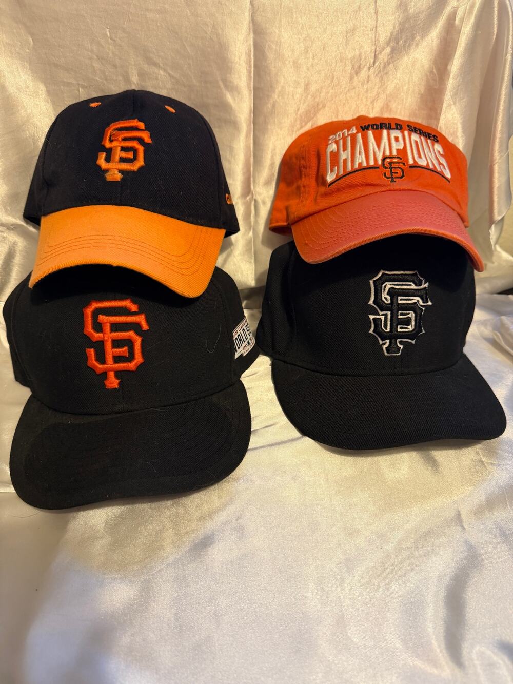 San Francisco Giants Hat Lot 4 MLB Caps